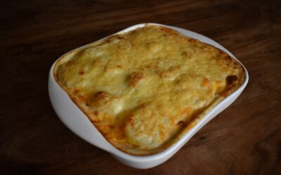 De Drie Wedden Moussake met Lamsgehakt